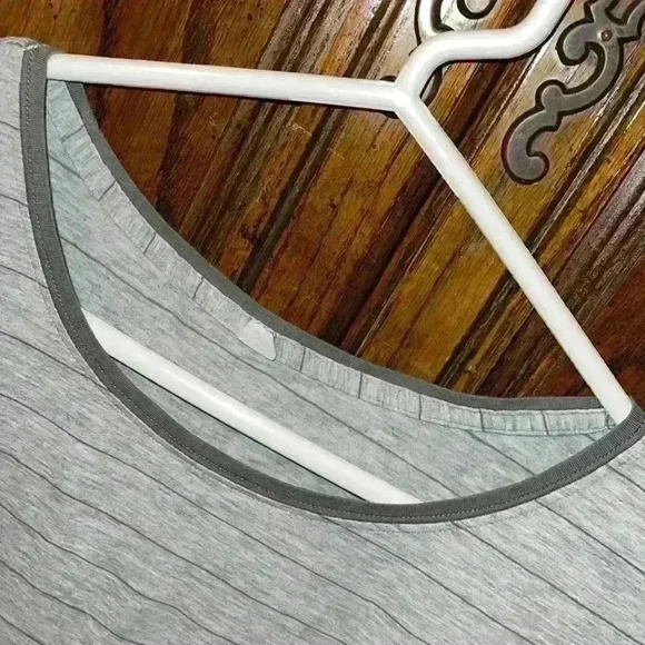 Lululemon Love Crew III 
Short Serve Stripe Heathered Core Light Grey Grey Sage - Picture 13 of 14